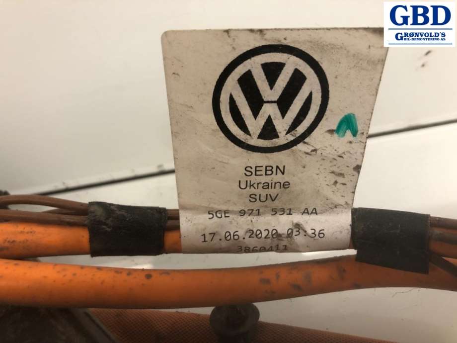 VW e-Golf, 2017-2020 (Fase 2) (5GE 971 531 AA|5QE 915 925 K)