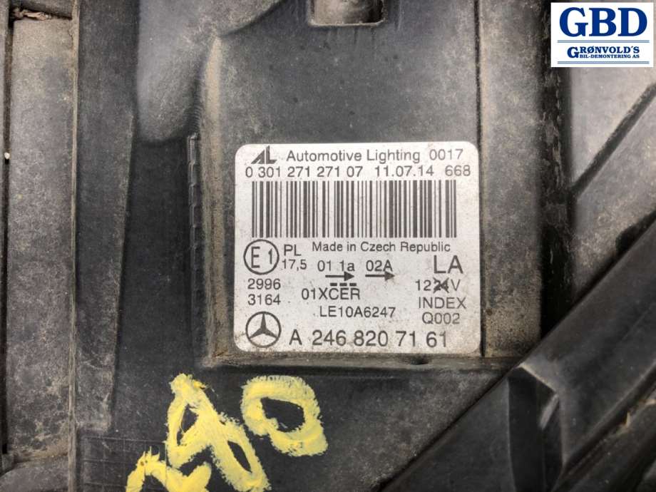 Mercedes B-Klasse, 2011-2018 (W246) (A 246 820 01 39)