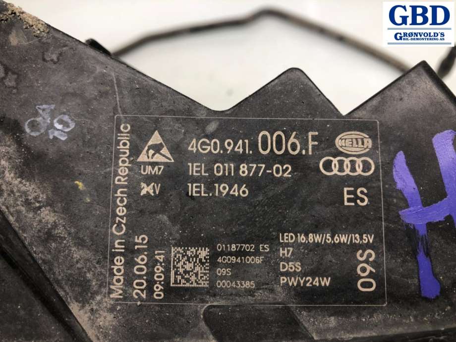 Audi A6, Allroad, 2015-2019 (Type III, Fase 2) (C7) (4G0 941 044 K|4G0 941 044 F)