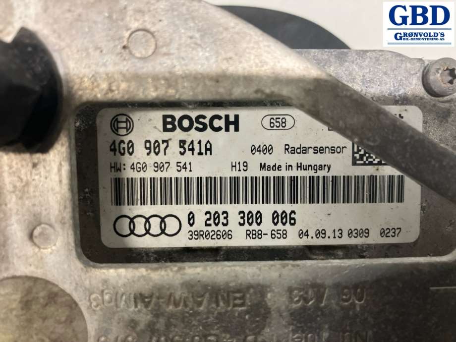 Audi A6, 2011-2014 (Type IV, Fase 1) (C7) (BOSCH|4G0907541A|0203300006)