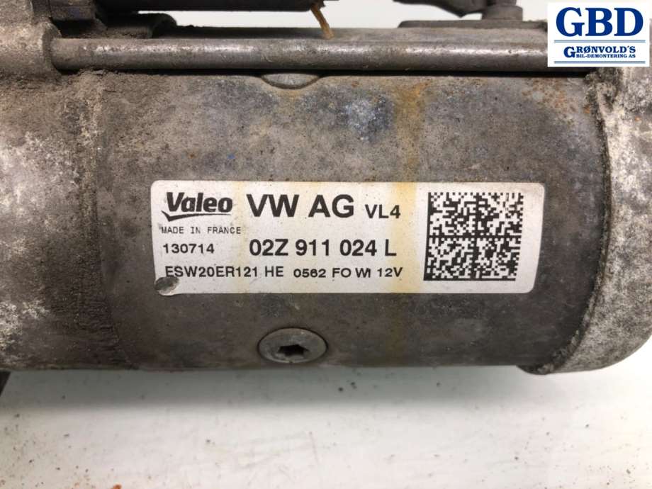 VW Golf VII, 2012-2017 (Fase 1) (VALEO|02Z 911 021 K|02Z 911 024 L)