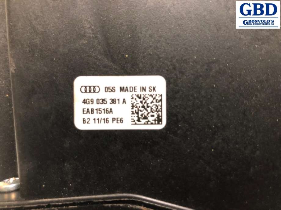 Audi A6, 2014-2018 (Type IV, Fase 2) (C7) (4G9 035 381 A)