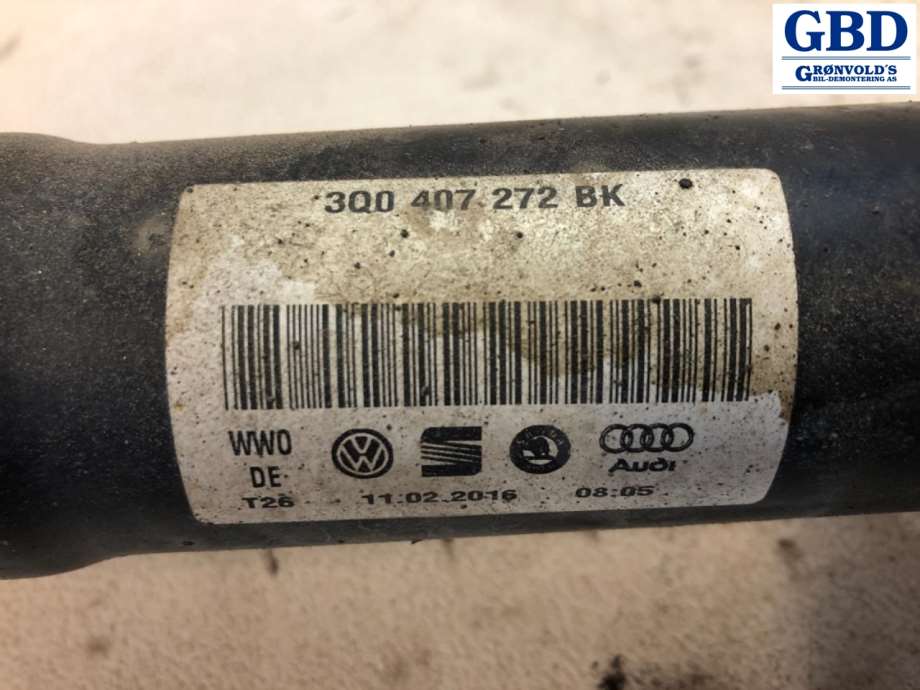 VW Passat, 2015-2019 (B8, Fase 1) (3Q0 407 272 BK)