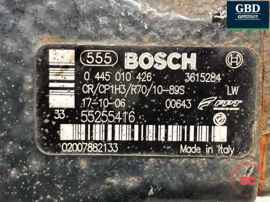 Dieselpumpe til Fiat Doblo 2010-->> (Type II) (55255416|71796931|)