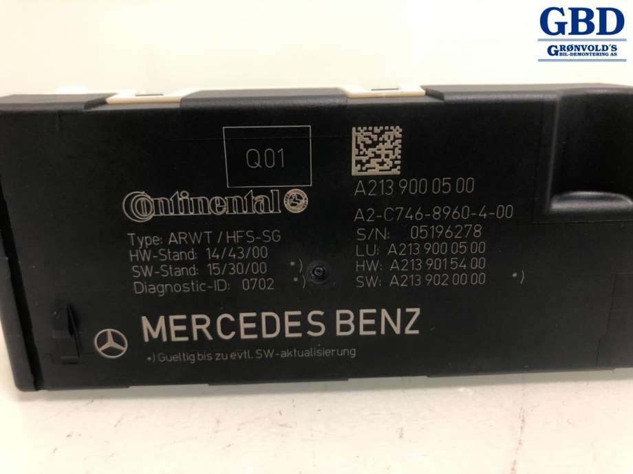 Mercedes EQC, 2019- (CONTINENTAL|A 213 900 05 00)