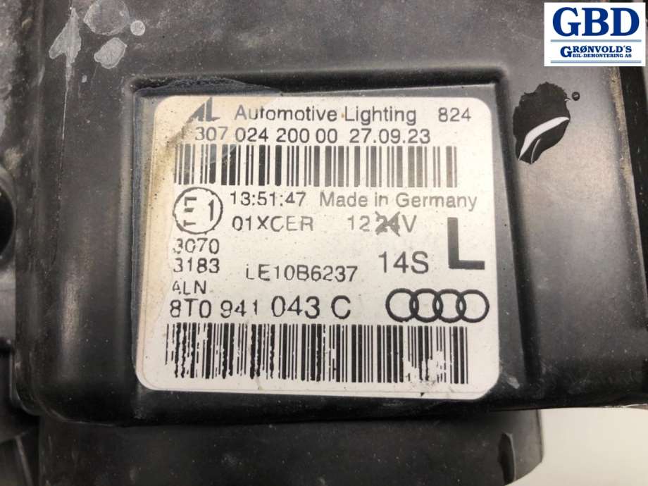 Audi A5, 2007-2016 (Type I) (8T0 941 043 C)