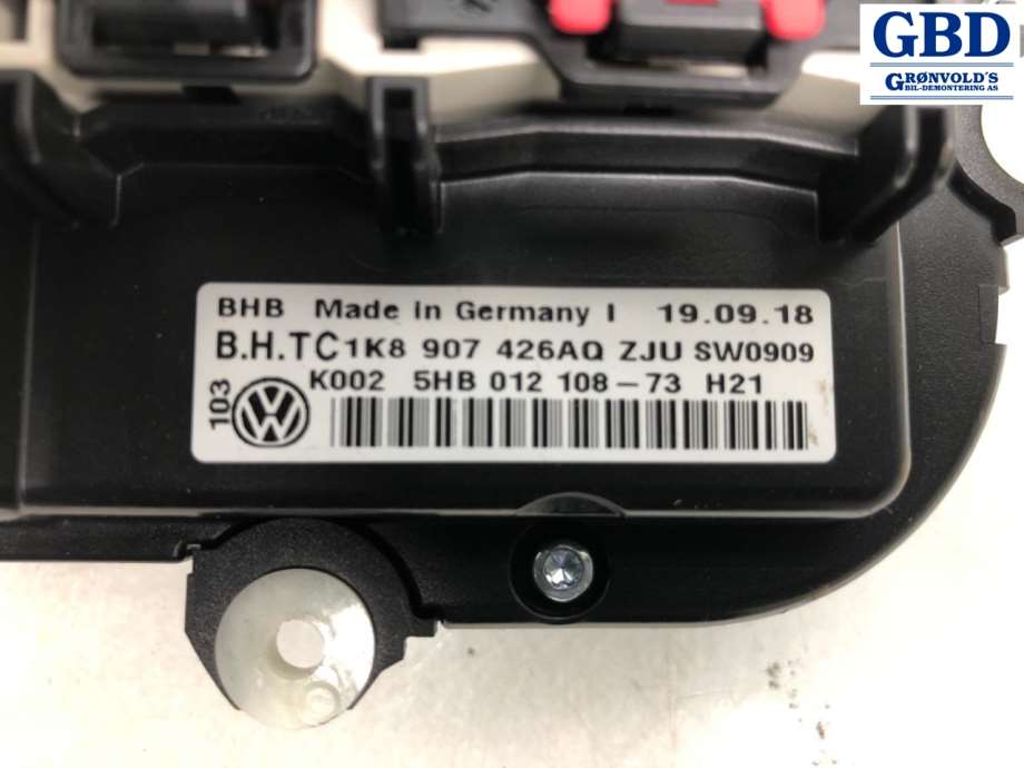 VW Caddy, 2015-2020 (Type III, Fase 3) (1K8 907 426 AQ)