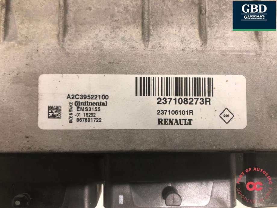 Styreenhet motor til Mercedes Citan 2012-2021 (W415) (W415) (237108273R|A 415 900 82 02|A 415 900 20 03)