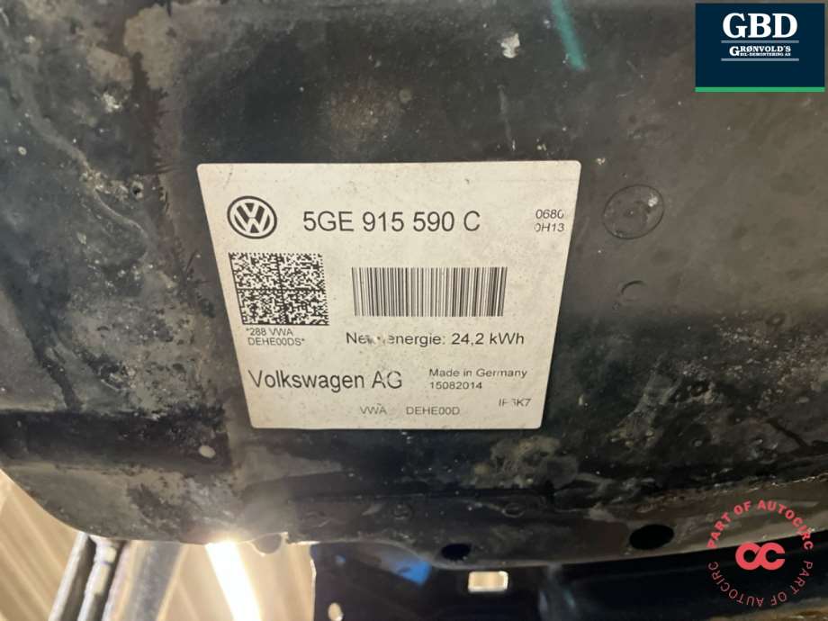 VW e-Golf, 2014-2017 (Fase 1) (5QE 915 590 AT|5QE 915 590 BC)