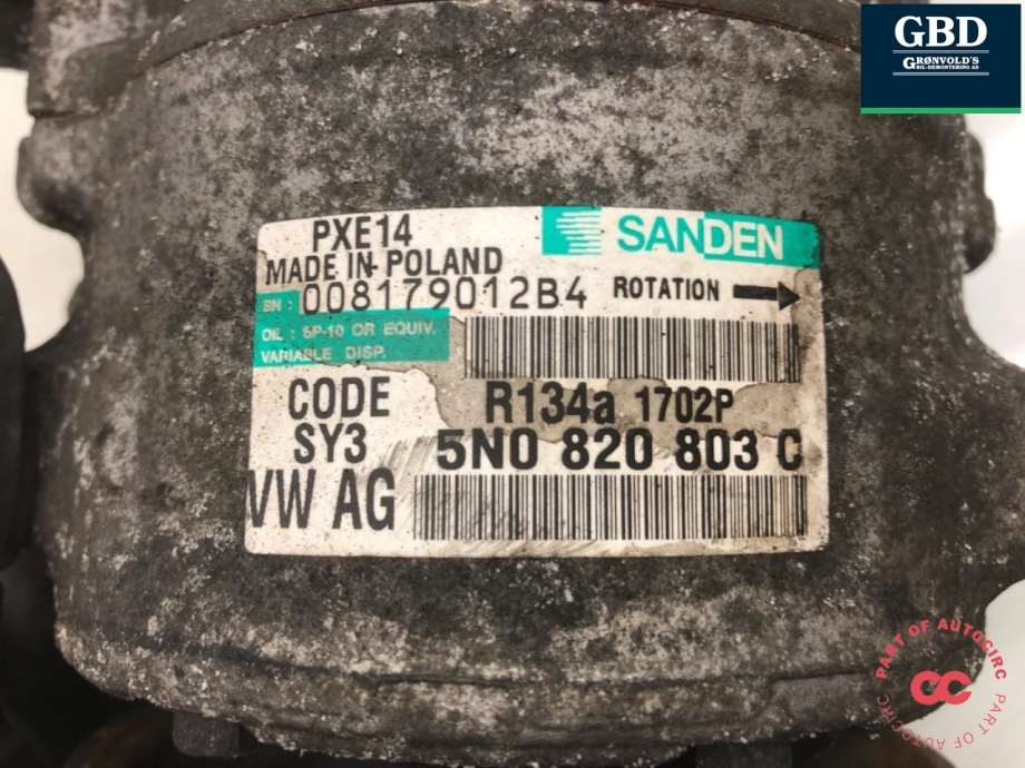 VW Passat, 2011-2015 (B7) (5K0 820 803 L|5K0 820 803)