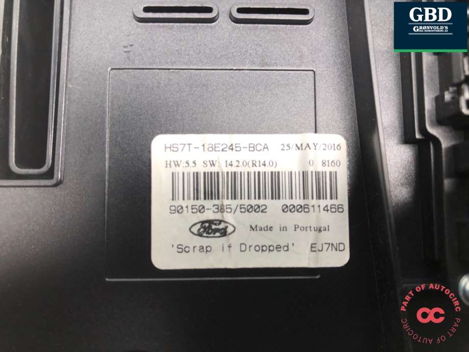 Ford Mondeo, 2014-2019 (Type V, Fase 1) (2215664|HS7T-18E245-BCA)