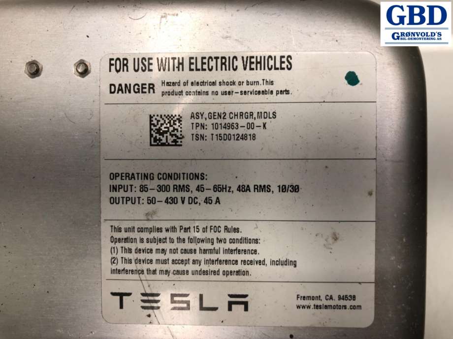 Tesla Model S, 2013-2016 (Fase 1) (1014963-00-L|1014963-00-K)