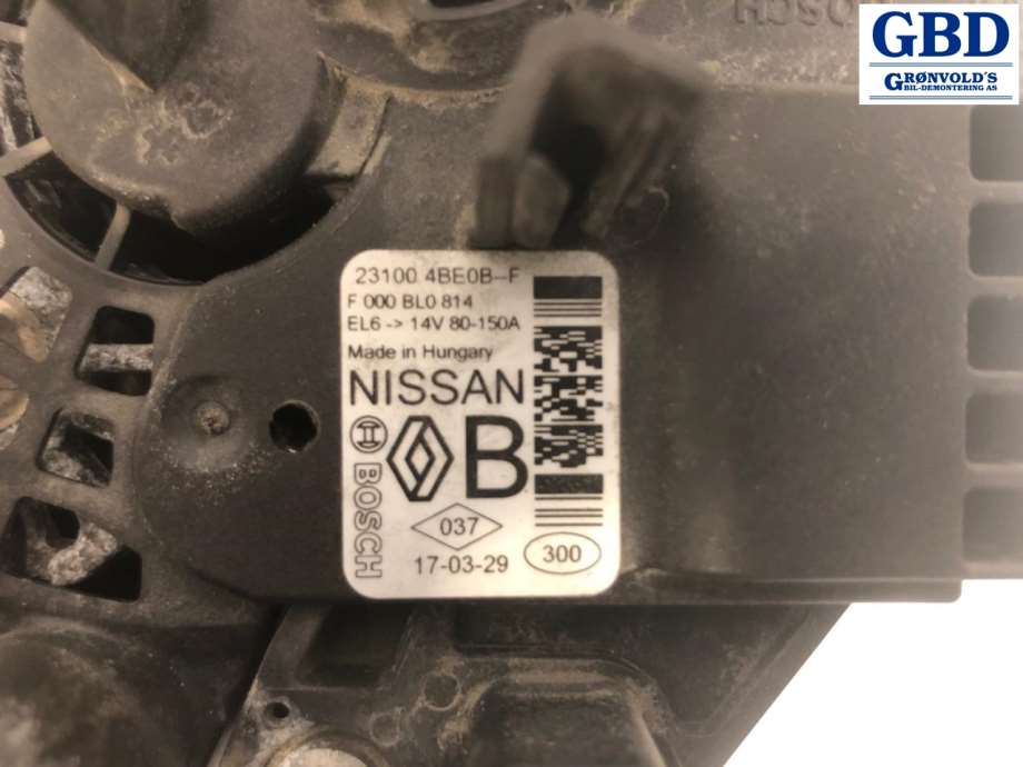 Nissan Qashqai, 2014-2021 (Type II) (231004BE0B)