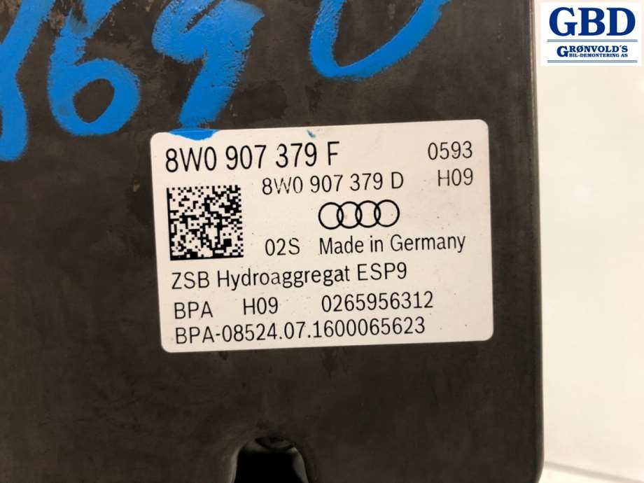 Audi A4, Allroad, 2016- (Type II) (B9) (8W0 614 517 J)