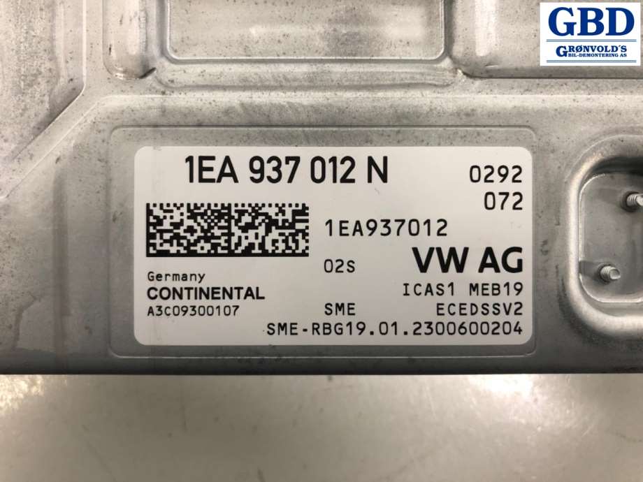 VW ID.BUZZ, 2022- (1EA 937 012 N)