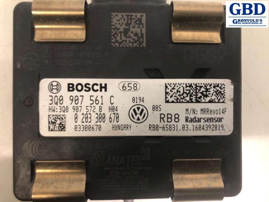 VW Passat, 2015-2019 (B8, Fase 1) (3Q0 907 561 E|3Q0 907 561 C)