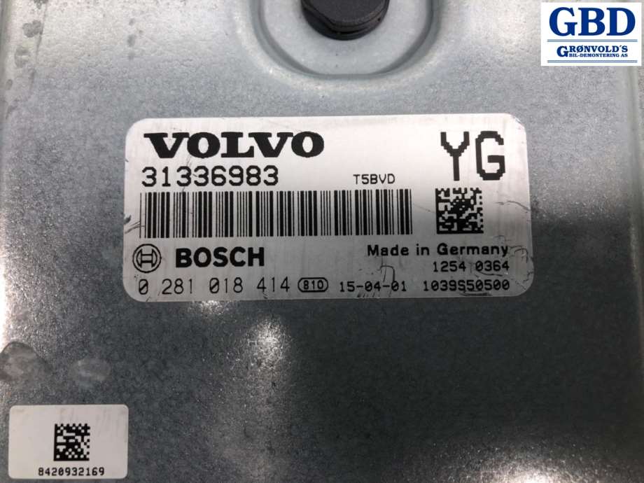 Volvo XC60, 2014-2017 (Type I, Fase 2) (36001858)