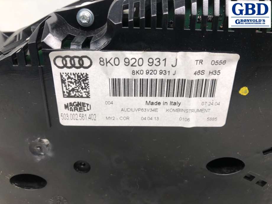 Audi A4, Allroad, 2009-2016 (Type I) (B8) (8K0 920 931 J)