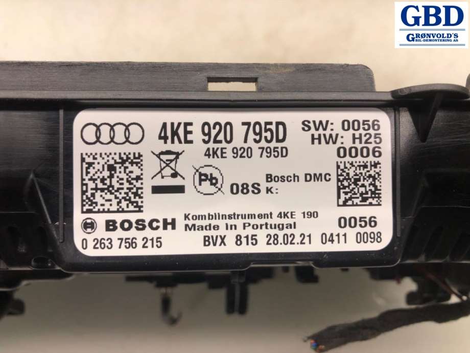 Audi e-tron, 2018- (4KE 920 795 D|4KE 920 795 DX)