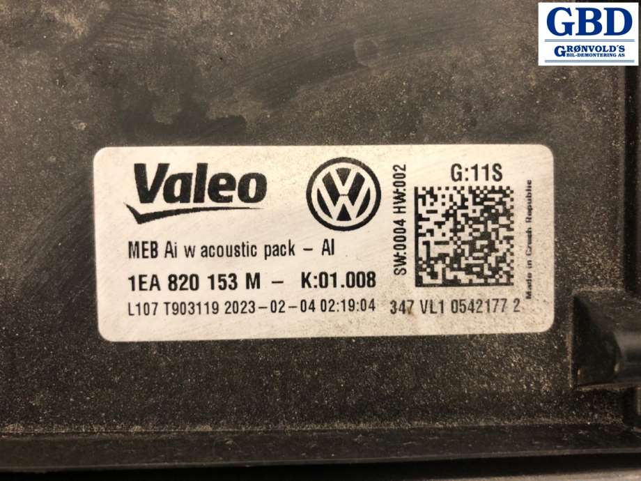 VW ID.BUZZ, 2022- (1EA 820 153 M)