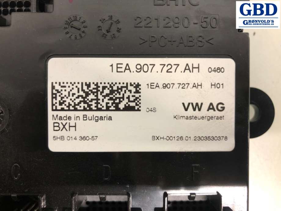 VW ID.BUZZ, 2022- (1EA 907 727 AH)