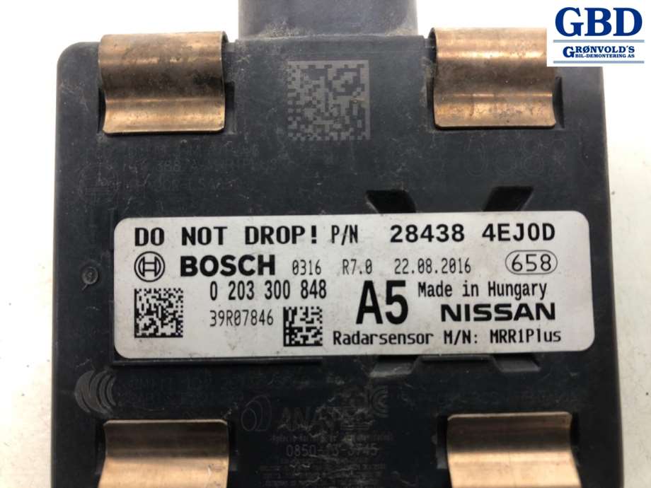 Nissan Qashqai, 2014-2021 (Type II) (284384EA0D|28438 4EJ0D|0 203 300 848)