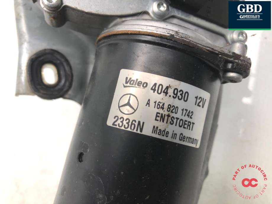 Viskermotor frontrute komplett m/overføring til Mercedes ML 2005-2011 (W164) (W164) (A 164 820 24 42|A 164 820 00 41|)