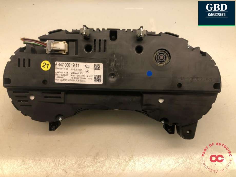 Instrumentpanel til Mercedes Vito 2014-->> (W447) (W447) (A 447 900 48 23|A 447 900 19 11|)