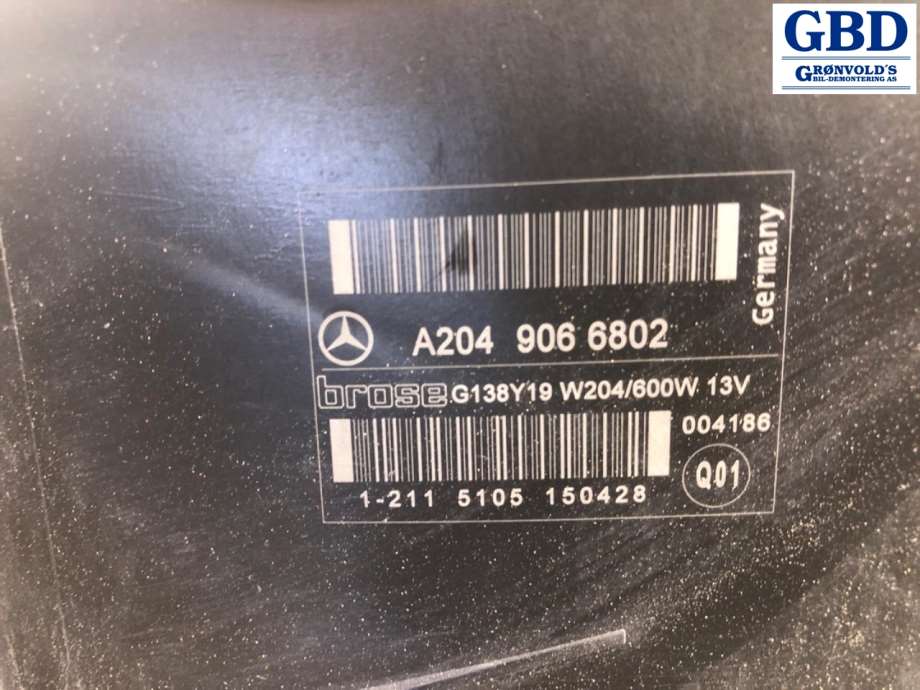 Mercedes B-Klasse, electric drive, 2014-2018 (W242) (A 204 906 68 02)