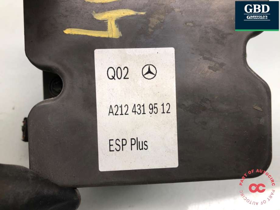 ABS sentral til Mercedes E-Klasse 2013-2016 (Fase 2) (W212) (W212) (A 212 431 09 48|A 212 431 96 12|)