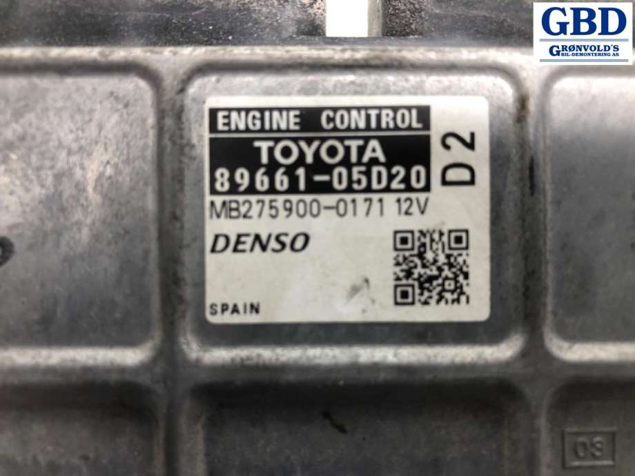 Toyota Avensis, 2009-2015 (Type III, Fase 1) (8966105D20|89661-05D20)