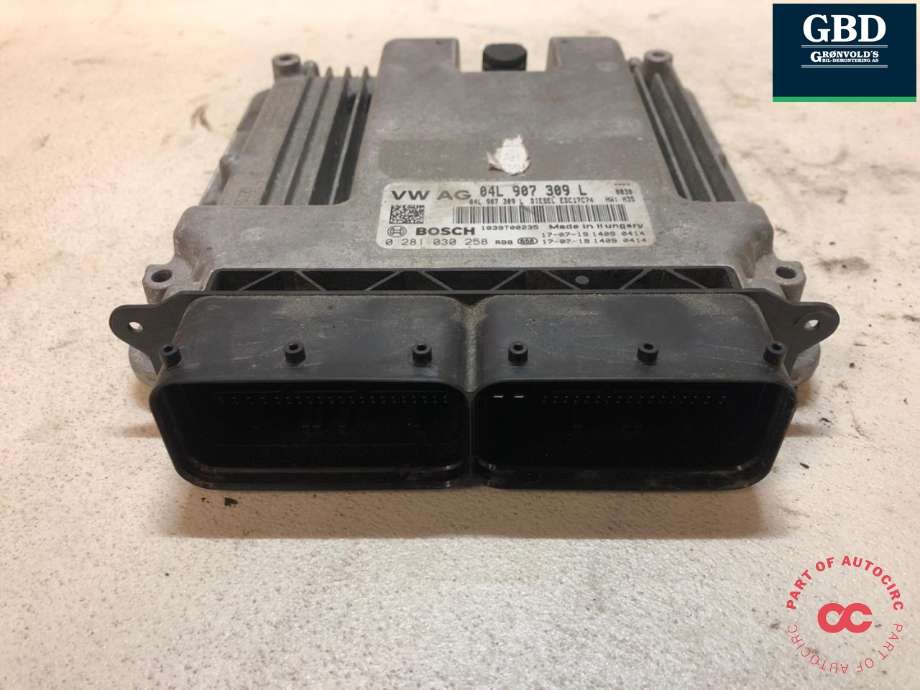 Styreenhet motor til Audi A4, Allroad 2016-->> (Type II) (B9) (B9) (04L 906 026 AH|04L 906 026 AH 8WA|04L 907 309 L)