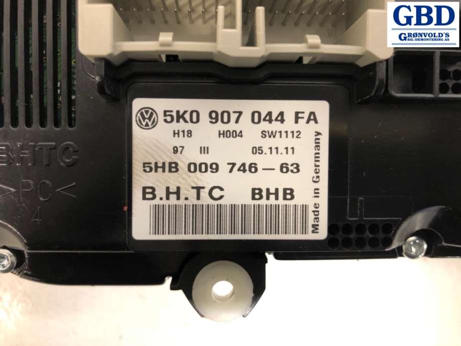 VW Touran, 2010-2015 (Type I, Fase 3) (5K0 907 044 GM)