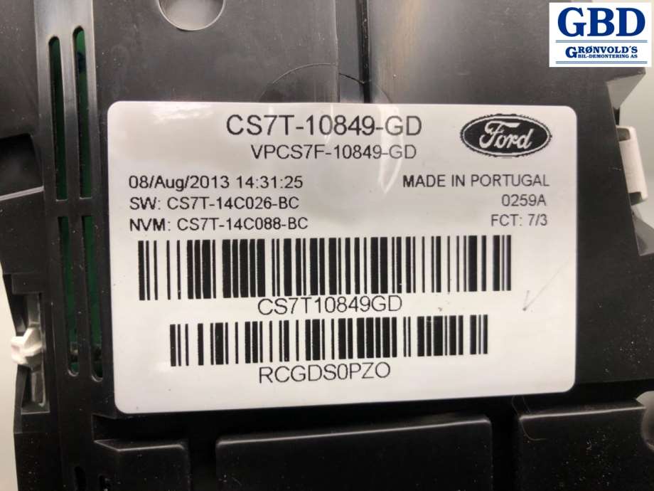 Ford Mondeo, 2011-2014 (Type IV, Fase 2) (1859302|CS7T-10849-GG)