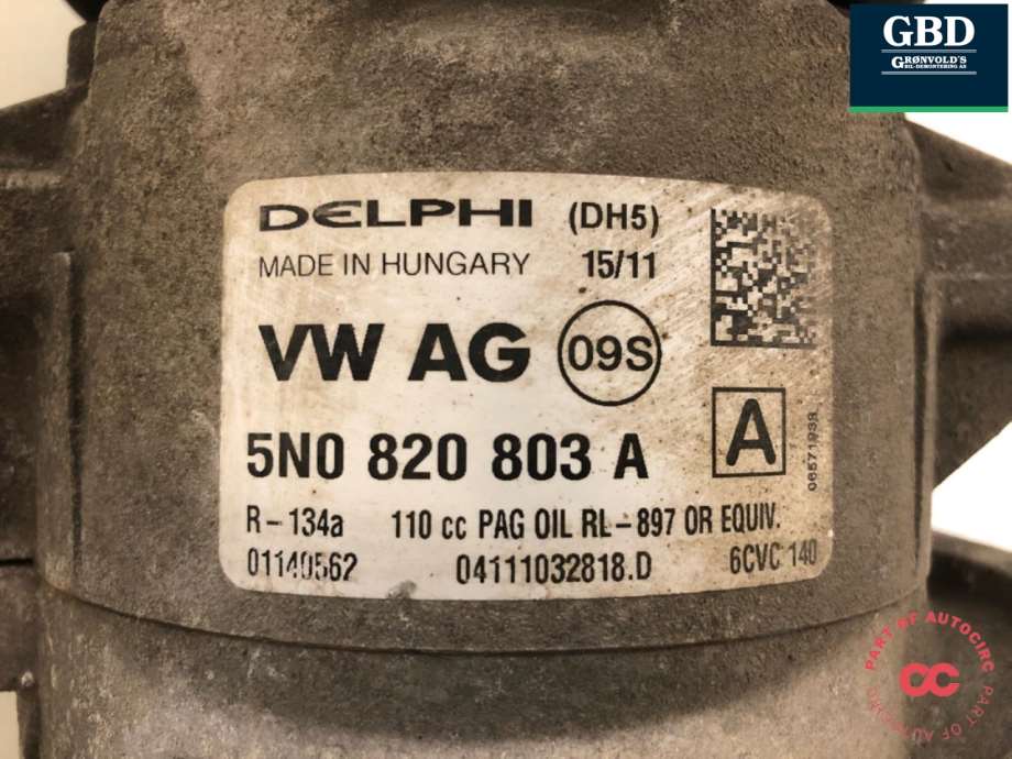 VW Passat, 2011-2015 (B7) (1K0 820 808 F|5K0 820 803)