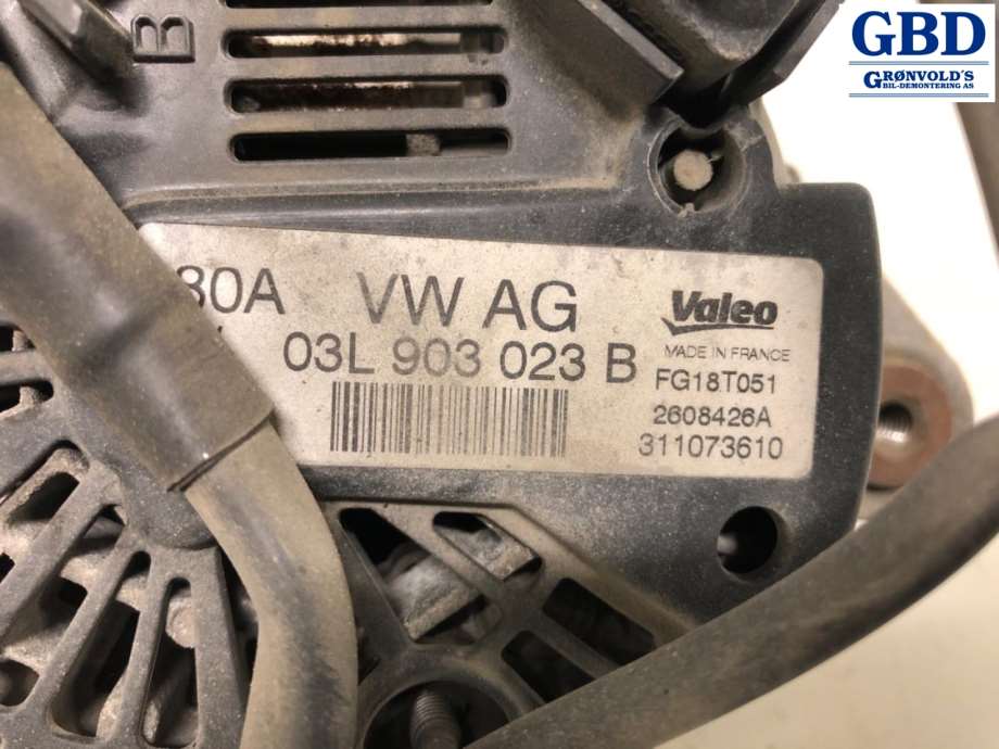 VW Passat, 2011-2015 (B7) (03L 903 023 B|03L 903 023 BX)