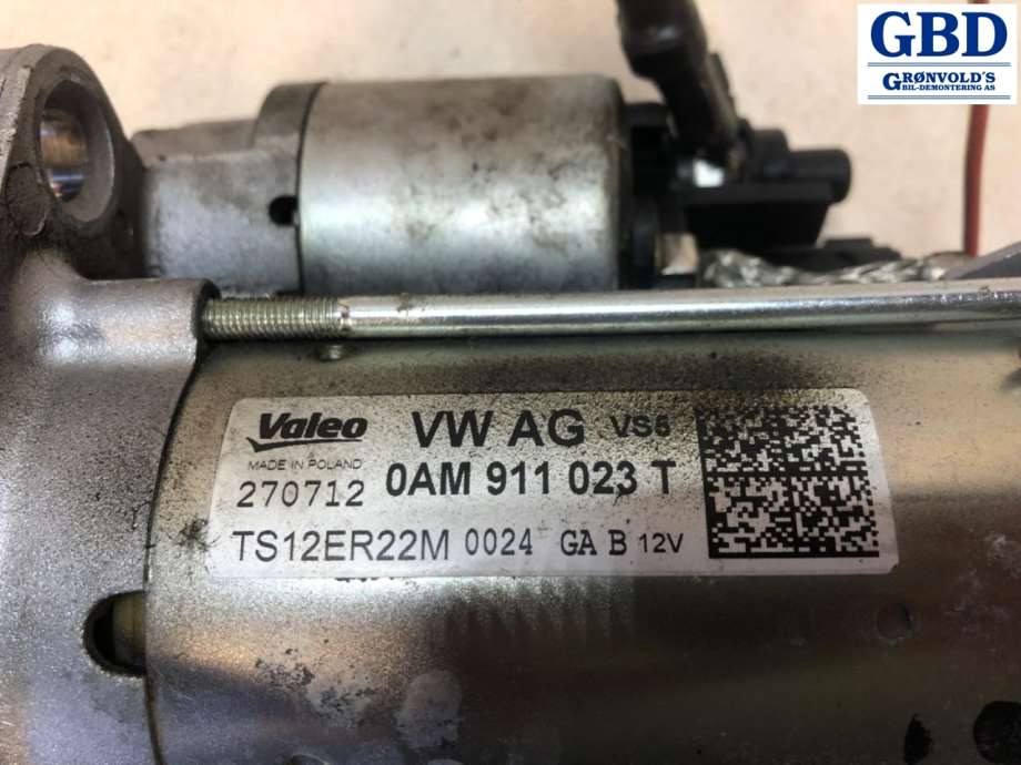 VW Polo, 2009-2014 (Type V, Fase 1) (VALEO|0AM 911 023 T|0AM 911 023 TX)