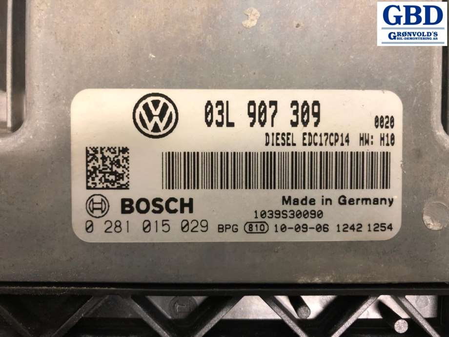 VW CC, 2008-2012 (Passat CC) (03L 906 022 KP)