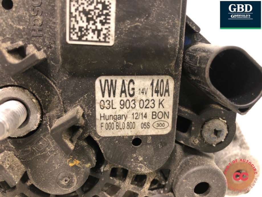 Audi A3, 2012-2016 (Type III, Fase 1) (04L 903 024 S|03L 903 023 K)