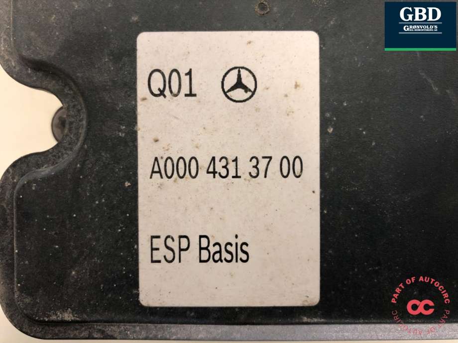 ABS sentral til Mercedes A-Klasse 2012-2018 (W176) (W176) (A 000 431 38 00|A 000 431 16 00|)