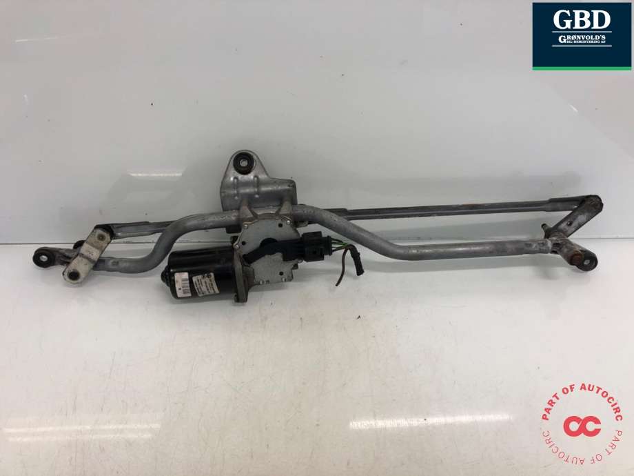 Viskermotor frontrute komplett m/overføring til VW Transporter / Caravelle 2009-2015 (Fase 2) (T5) (T5) (7E1 955 113 G| 7E1 955 113 B|7E1 955 603 C| 7H1 955 603 A|7E1 955 023 A)