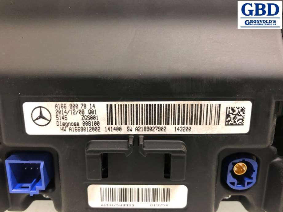 Mercedes B-Klasse, electric drive, 2014-2018 (W242) (A 166 900 78 14)