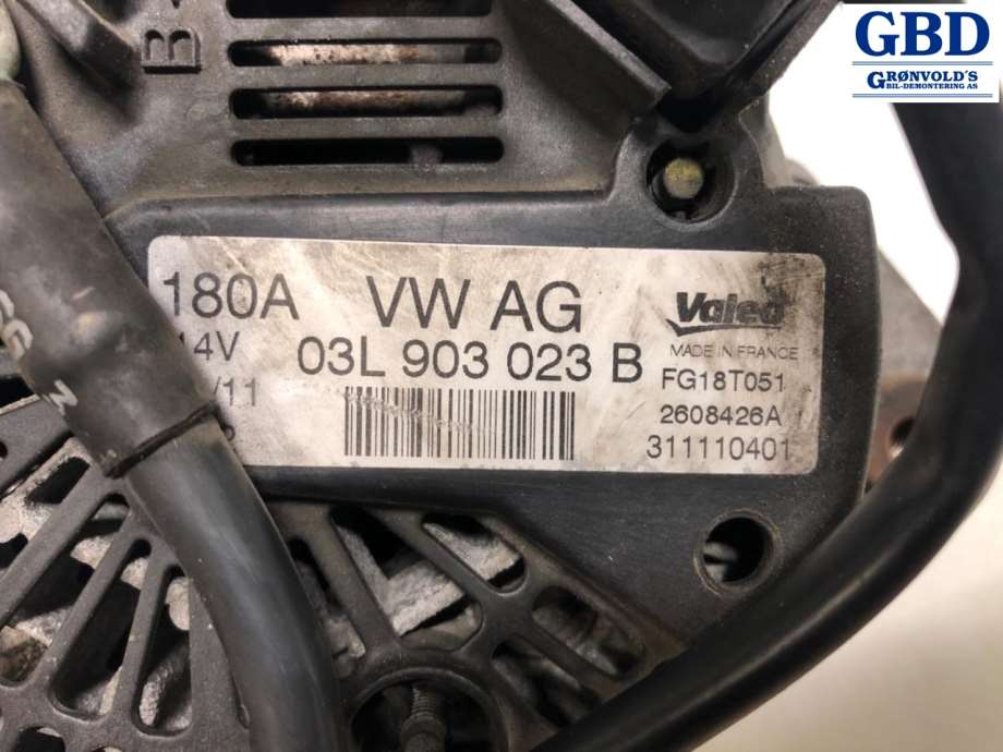 VW Passat, 2011-2015 (B7) (VALEO|03L 903 023 B|03L 903 023 BX)