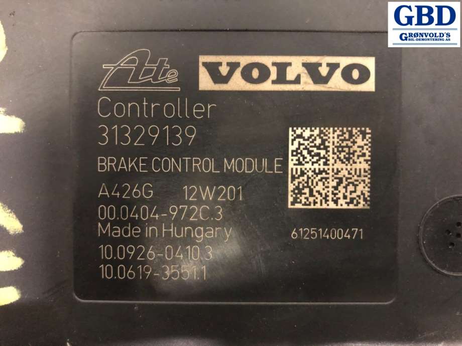 Volvo V70, 2007-2013 (Type III, Fase 1) (31329140|P31329139)