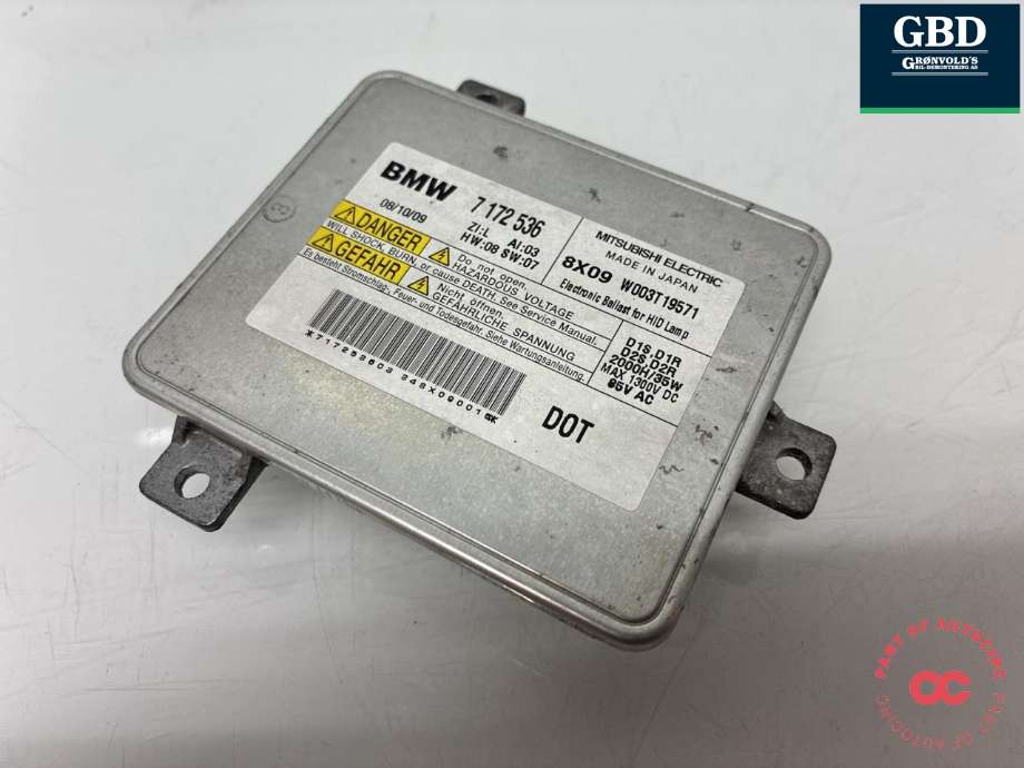 Styreenhet xenon/ballast til BMW 3-Serie 2005-2011 (E90/E91/E92/E93) (E90/E91/E92/E93) (63 12 6 948 180|7 172 536|W003T19571)
