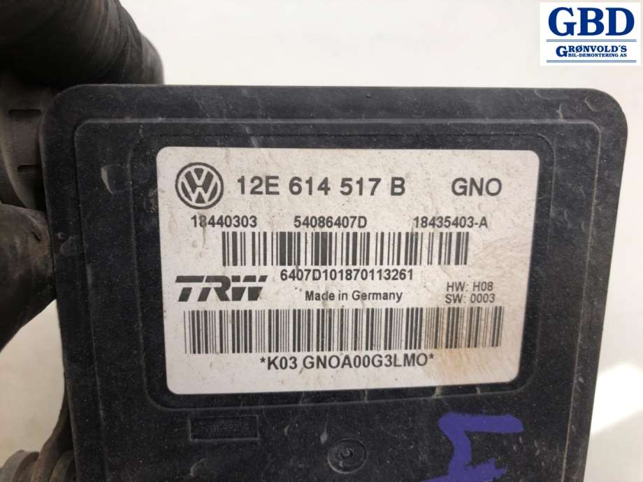 VW E-Up, 2013-2019 (12E 614 517 B)