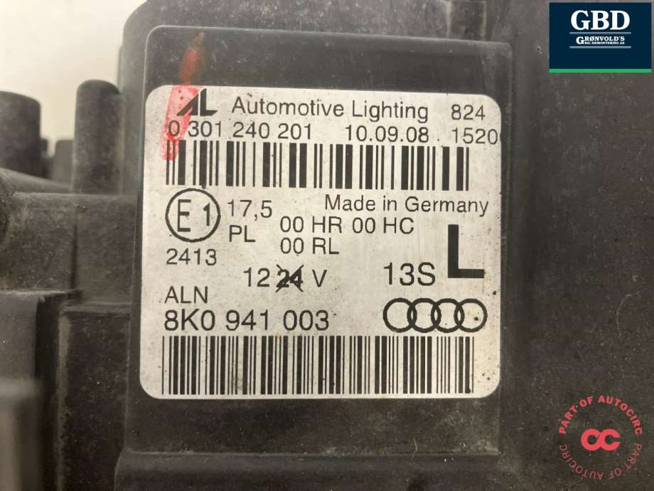 Audi A4, 2007-2014 (Type IV) (B8) (8K0 941 029 AF|8K0 941 029)