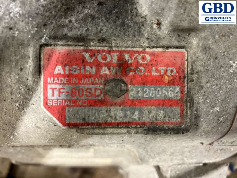 Volvo V70, 2007-2013 (Type III, Fase 1) (31280564|31312609|TF-80SD)