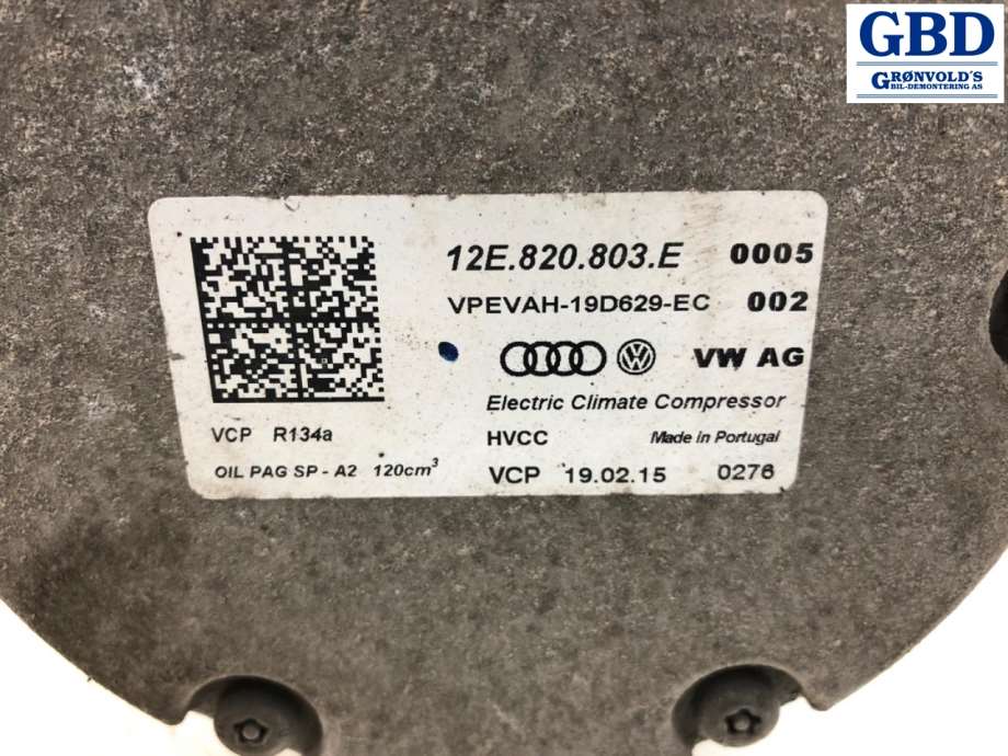 Audi A3, 2012-2016 (Type III, Fase 1) (5QE 816 803 L|12E 820 803 E)