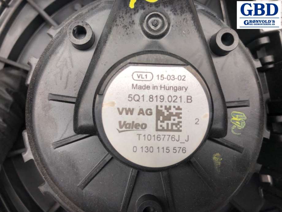 Audi A3, 2012-2016 (Type III, Fase 1) (5Q1 819 021 H|5Q1 819 021 B)